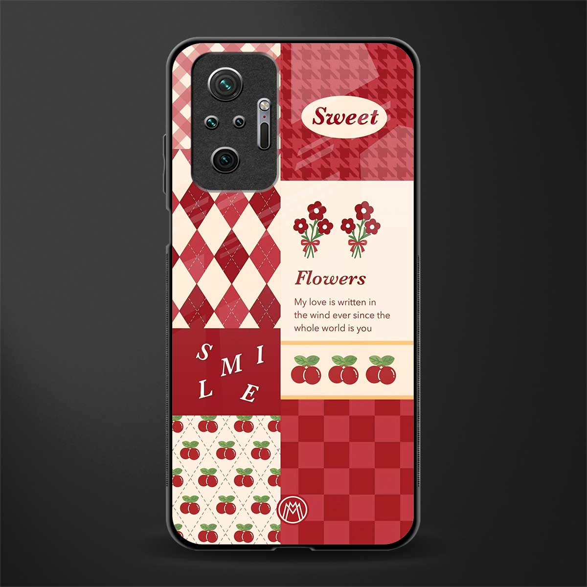 you're my world red edition glass case for redmi note 10 pro image