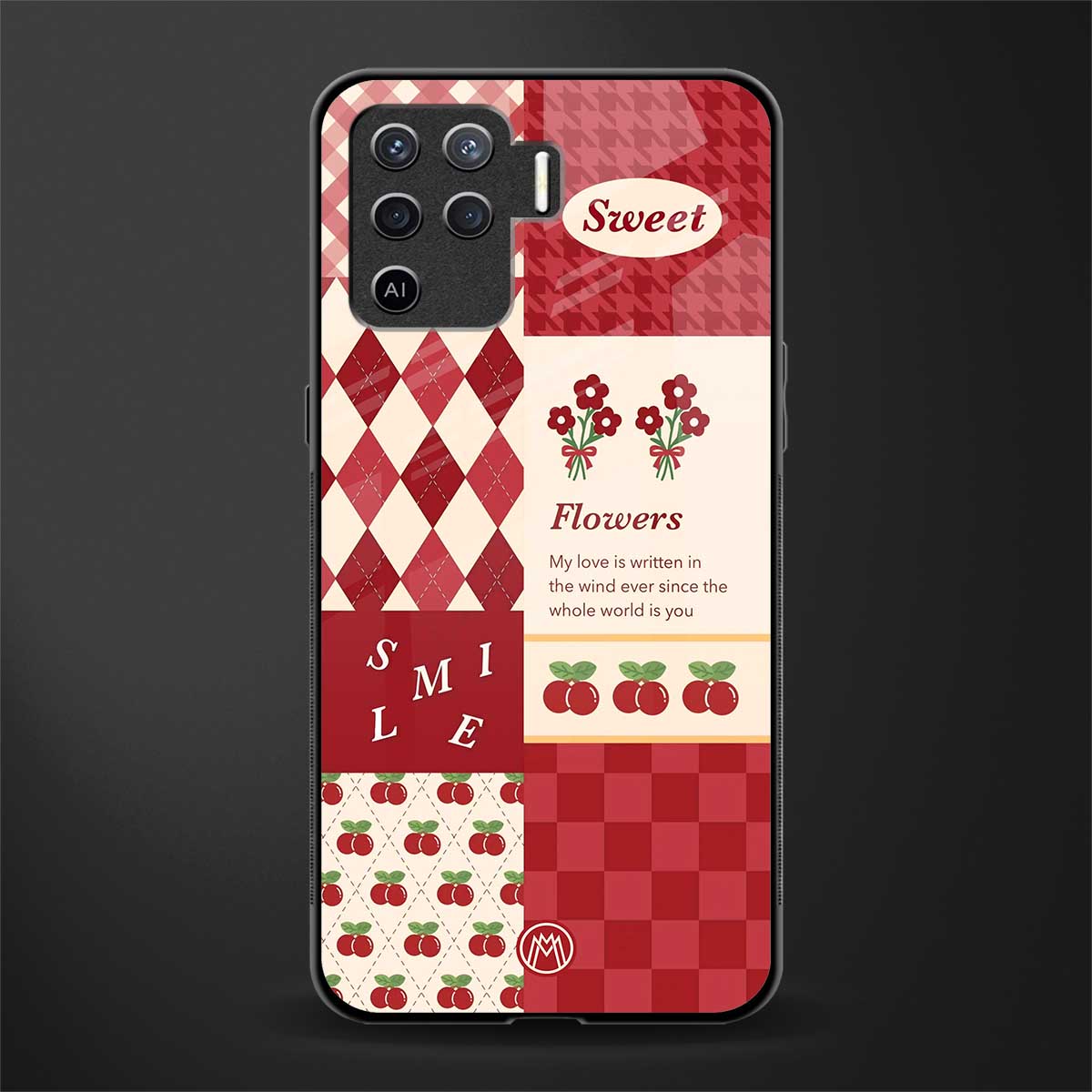 you're my world red edition glass case for oppo f19 pro image
