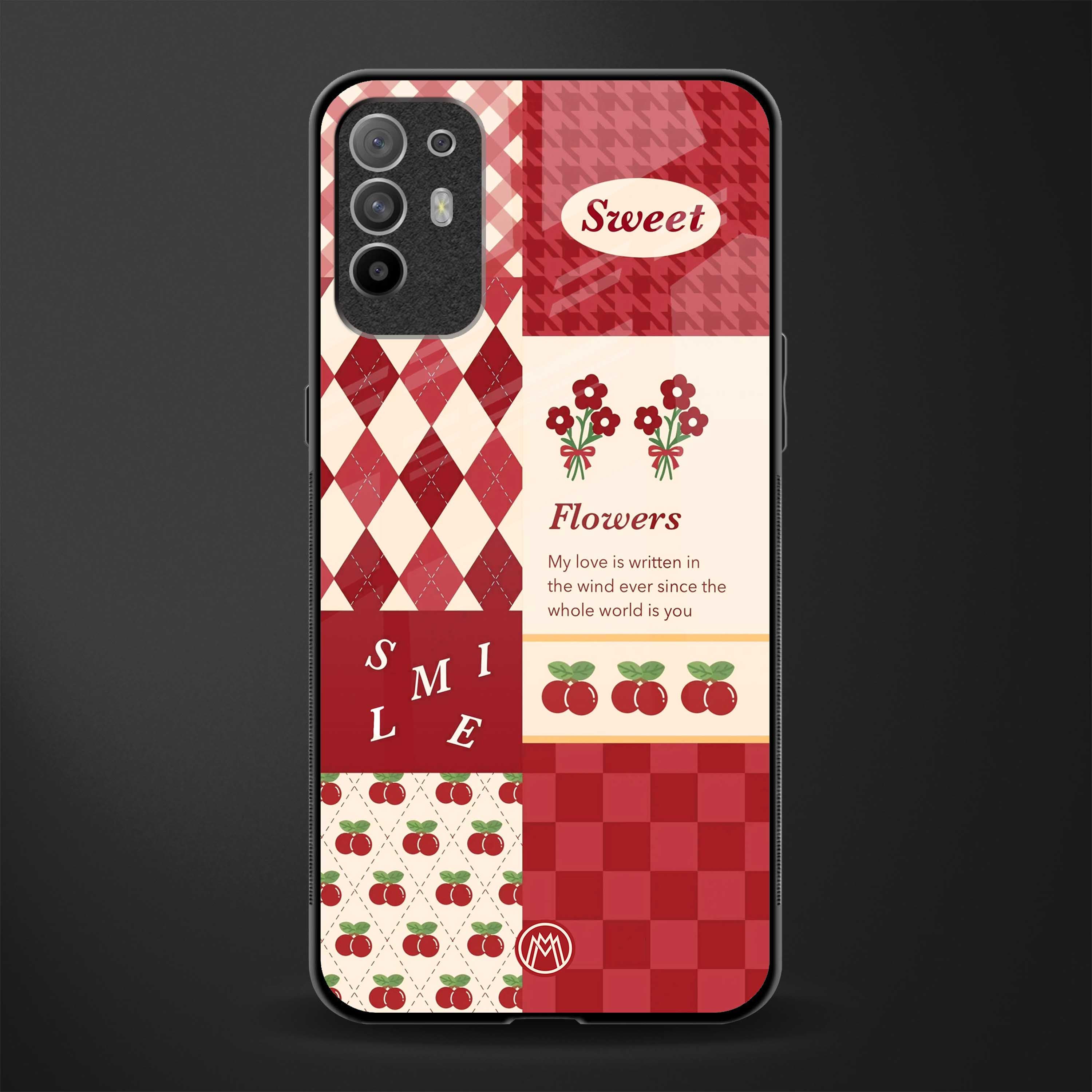 you're my world red edition glass case for oppo f19 pro plus image