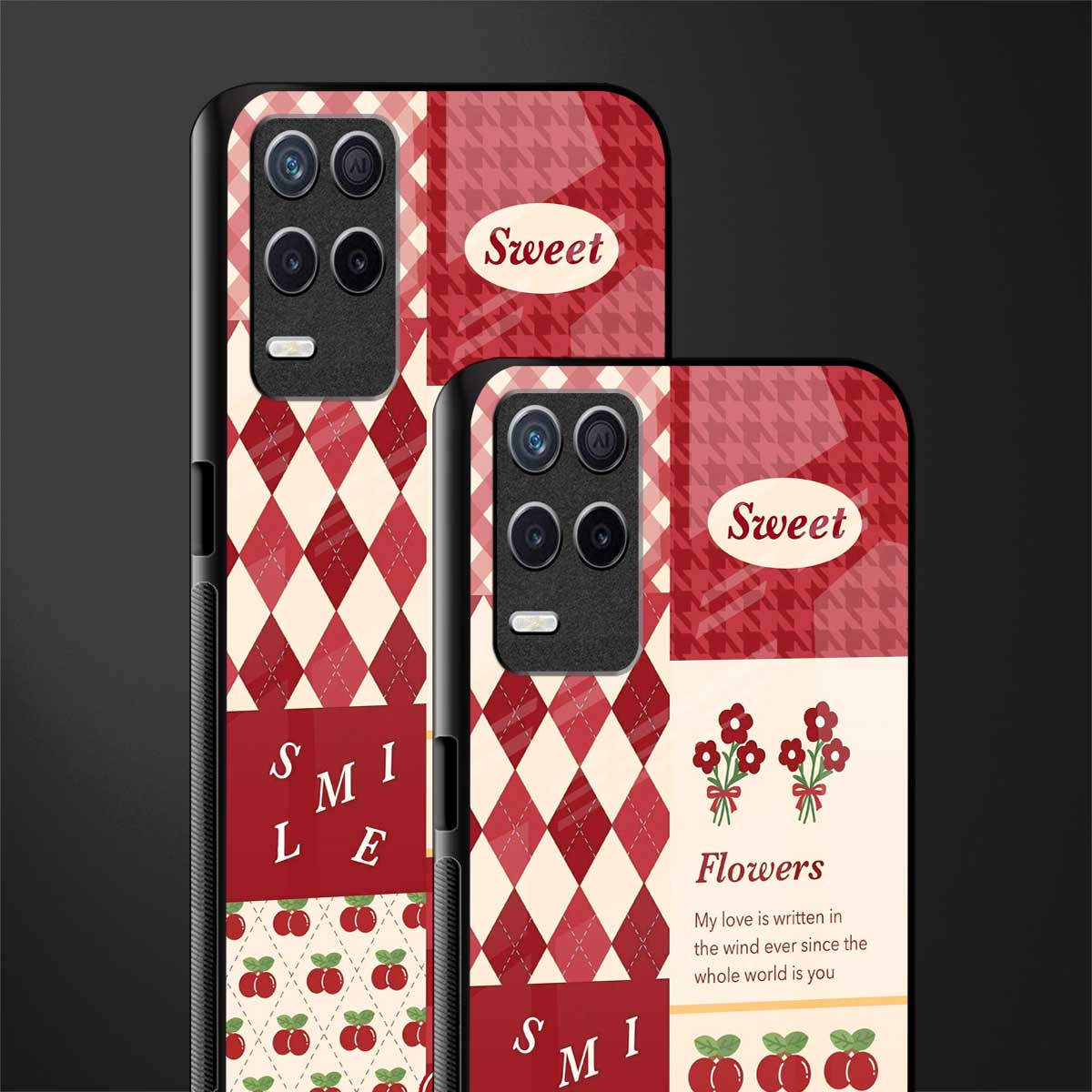 you're my world red edition glass case for realme 8 5g image-2