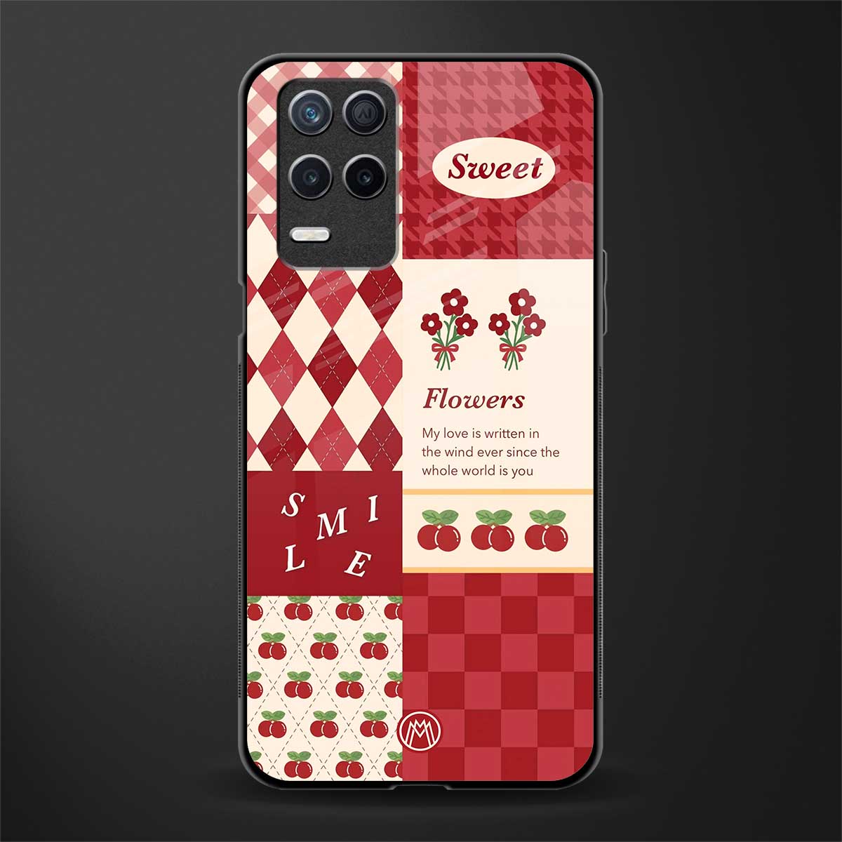 you're my world red edition glass case for realme 8 5g image