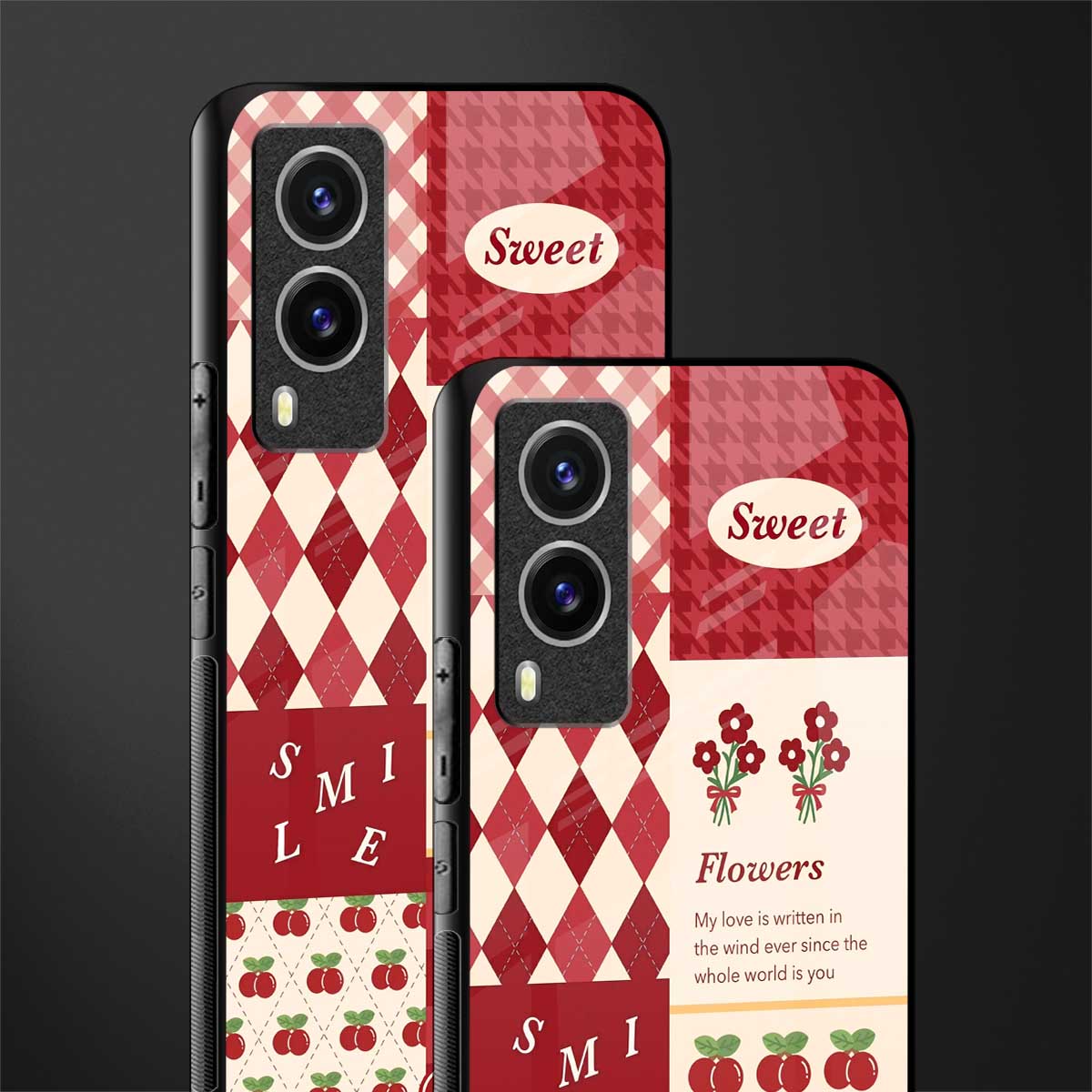 you're my world red edition glass case for vivo v21e 5g image-2