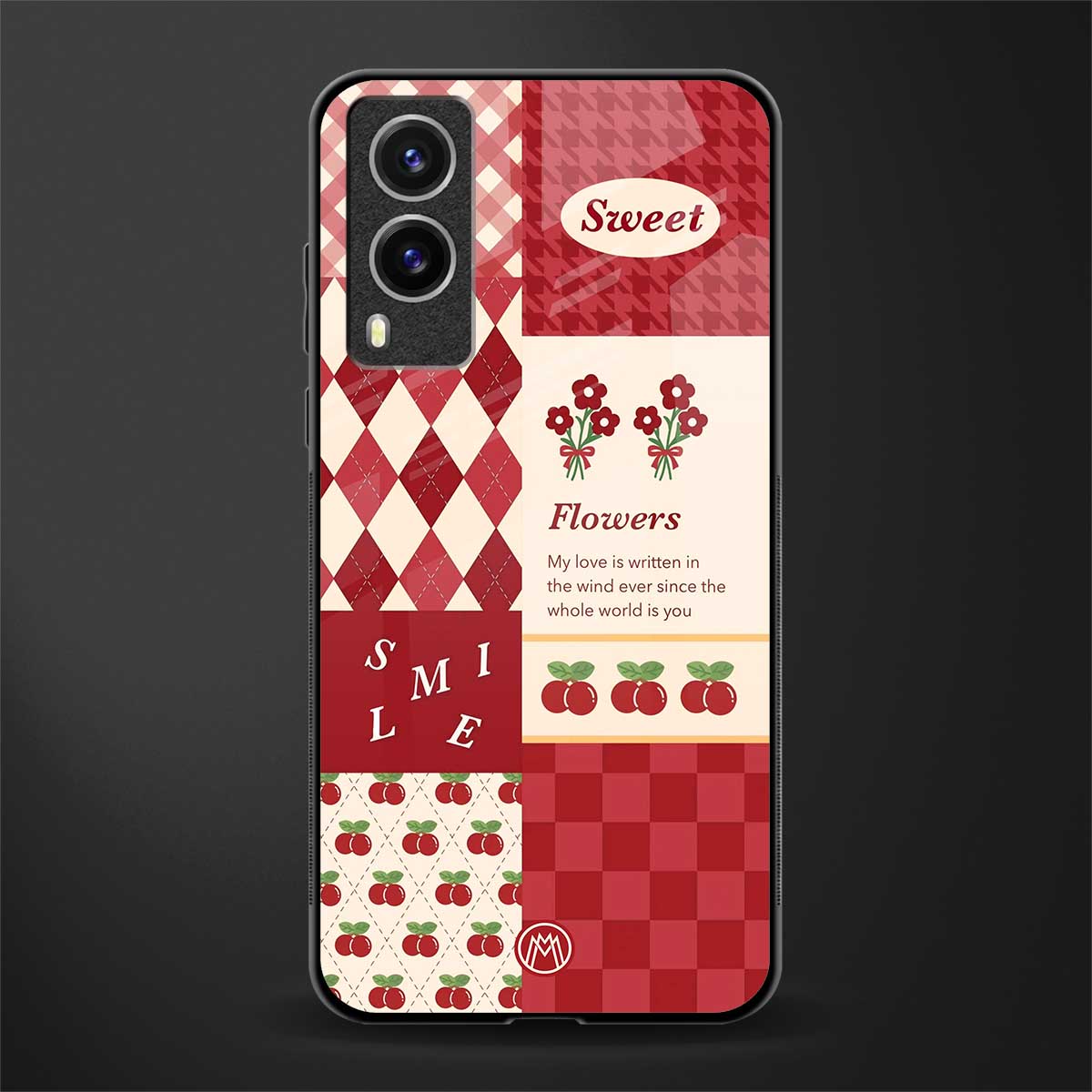 you're my world red edition glass case for vivo v21e 5g image