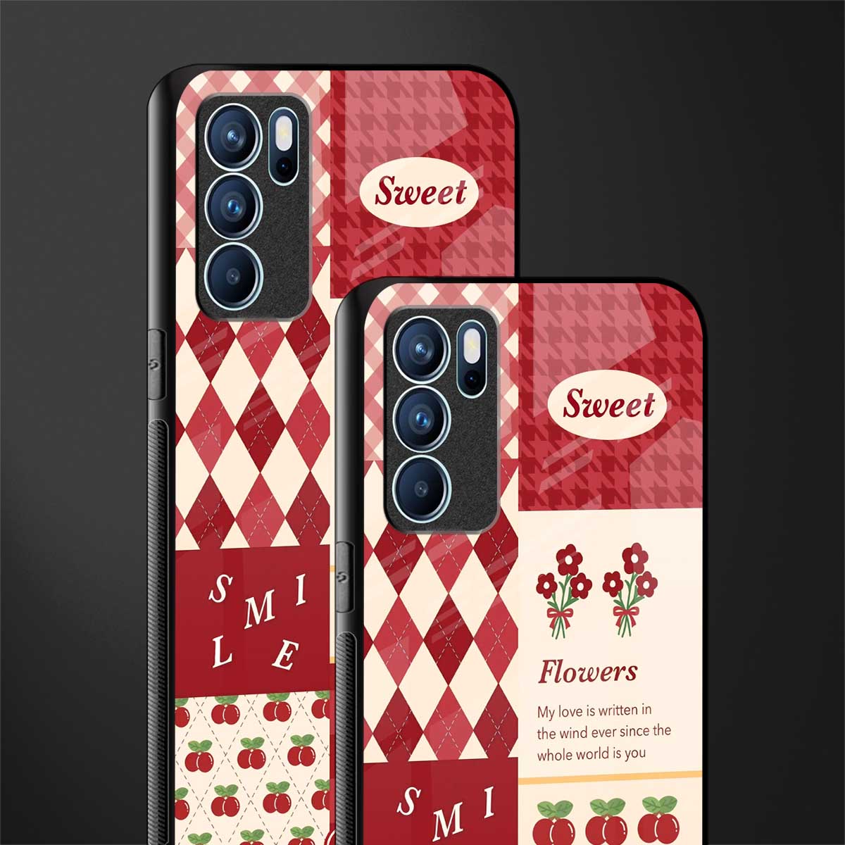you're my world red edition glass case for oppo reno6 5g image-2