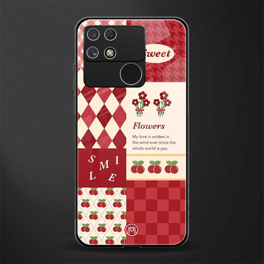 you're my world red edition back phone cover | glass case for realme narzo 50a