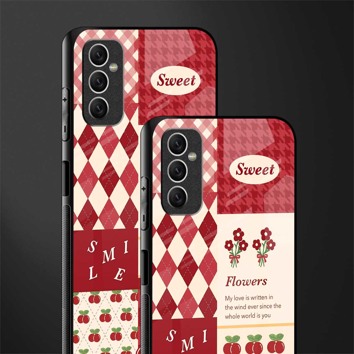 you're my world red edition glass case for samsung galaxy m52 5g image-2