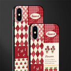 you're my world red edition glass case for iphone xs image-2