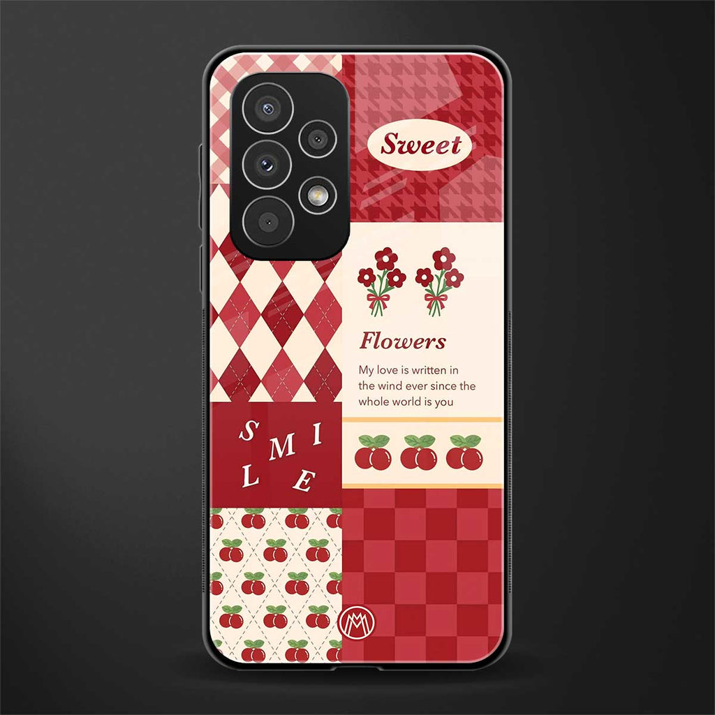 you're my world red edition back phone cover | glass case for samsung galaxy a73 5g