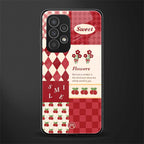 you're my world red edition back phone cover | glass case for samsung galaxy a73 5g