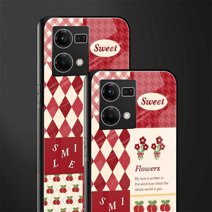 you're my world red edition back phone cover | glass case for oppo f21 pro 4g