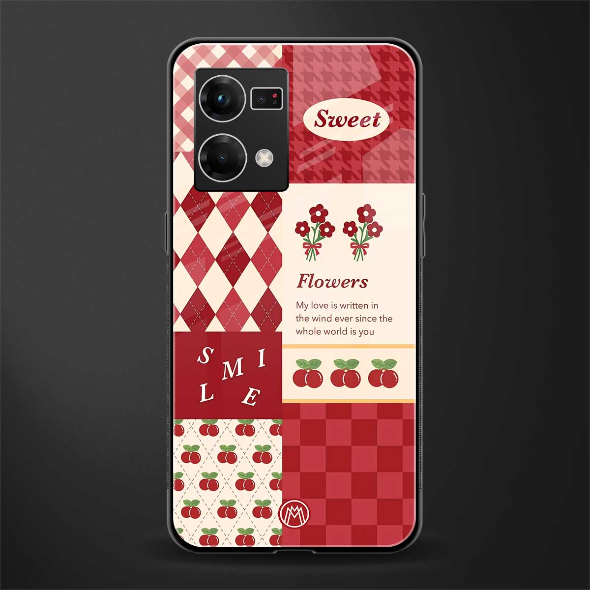 you're my world red edition back phone cover | glass case for oppo f21 pro 4g