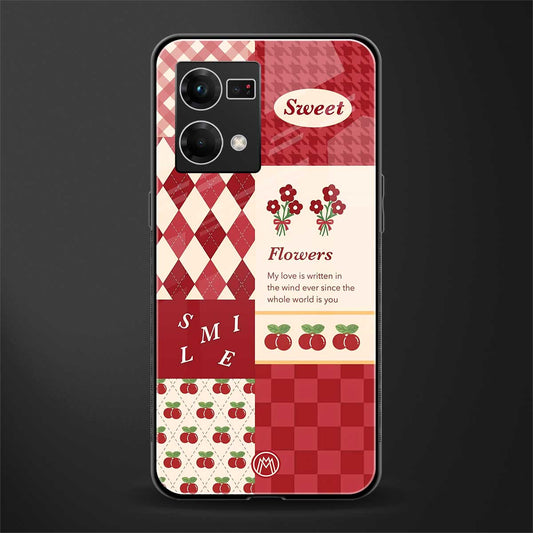 you're my world red edition back phone cover | glass case for oppo f21 pro 4g