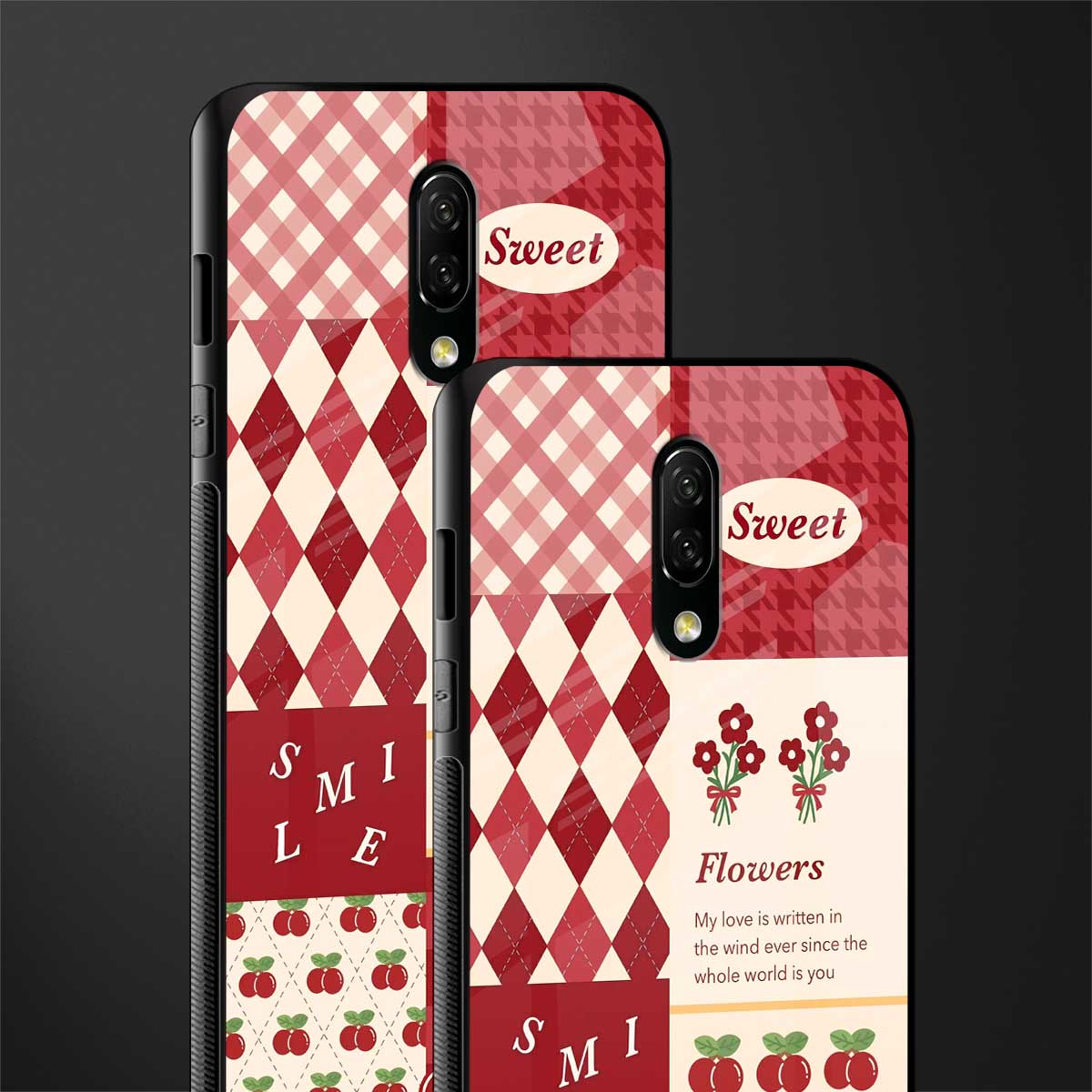 you're my world red edition glass case for oneplus 7 image-2