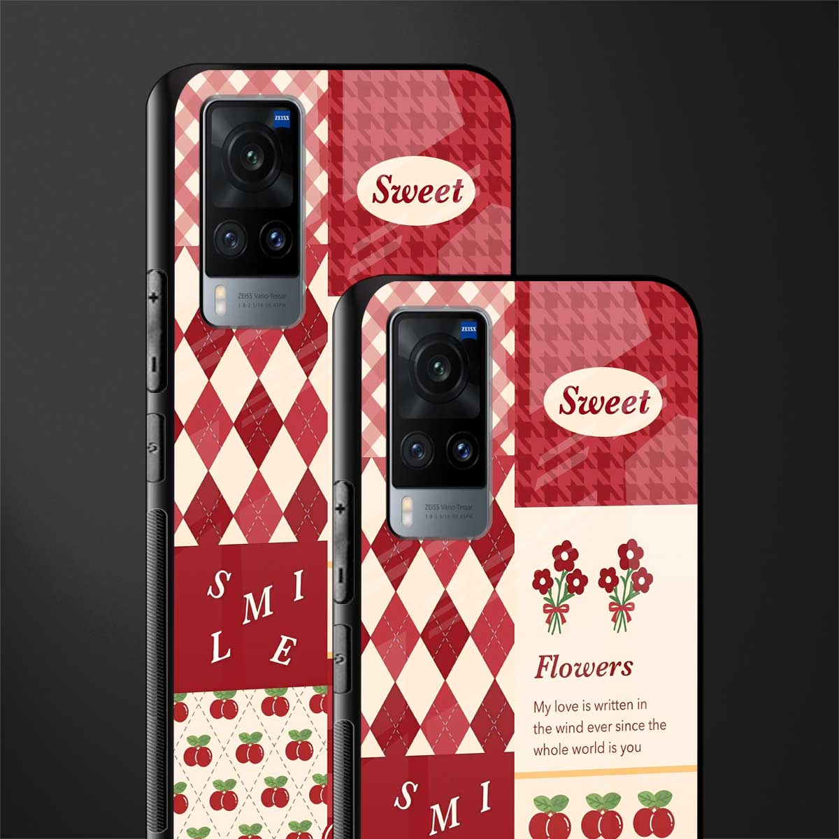 you're my world red edition glass case for vivo x60 image-2