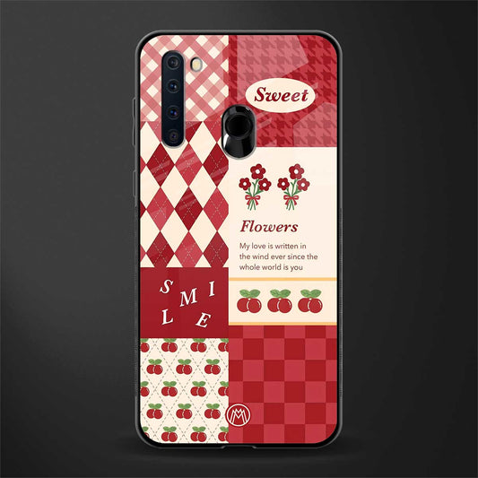 you're my world red edition glass case for samsung a21 image