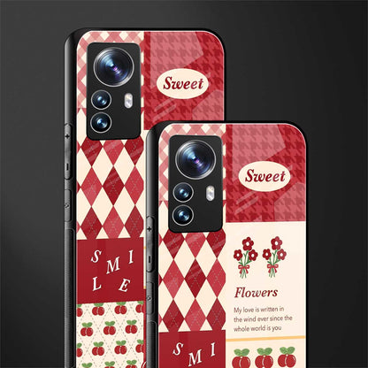 you're my world red edition back phone cover | glass case for xiaomi 12 pro