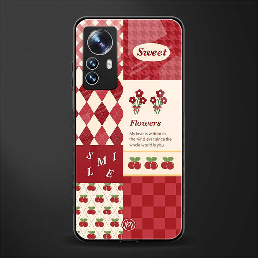 you're my world red edition back phone cover | glass case for xiaomi 12 pro