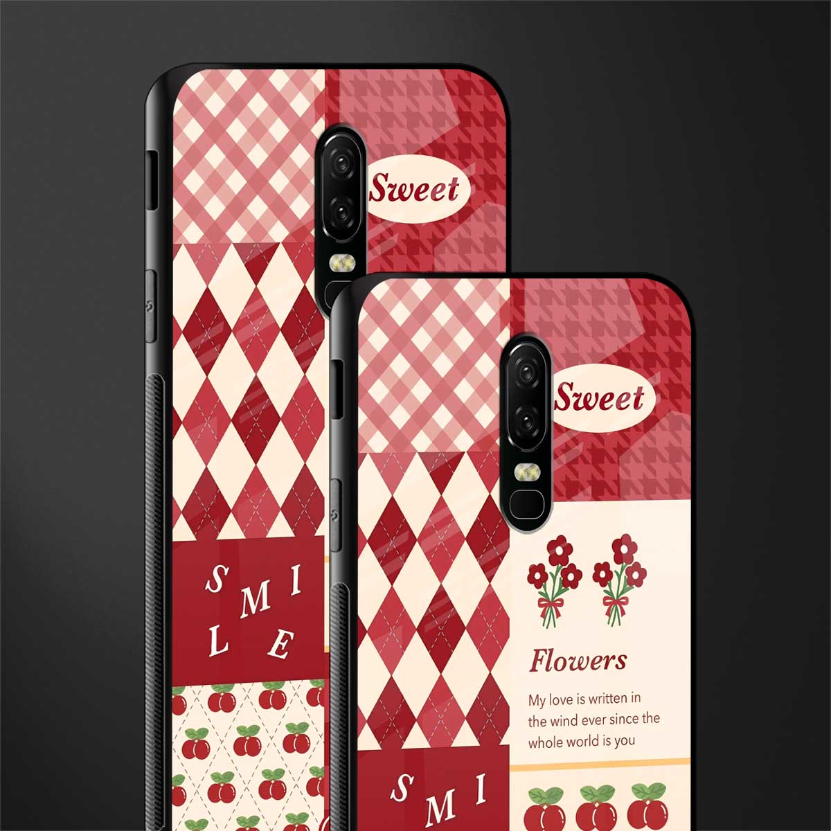 you're my world red edition glass case for oneplus 6 image-2