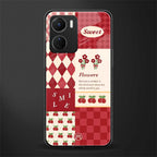 you're my world red edition back phone cover | glass case for vivo y16