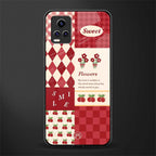 you're my world red edition back phone cover | glass case for vivo v21e 4g