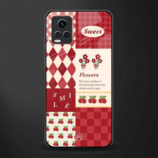 you're my world red edition back phone cover | glass case for vivo v21e 4g