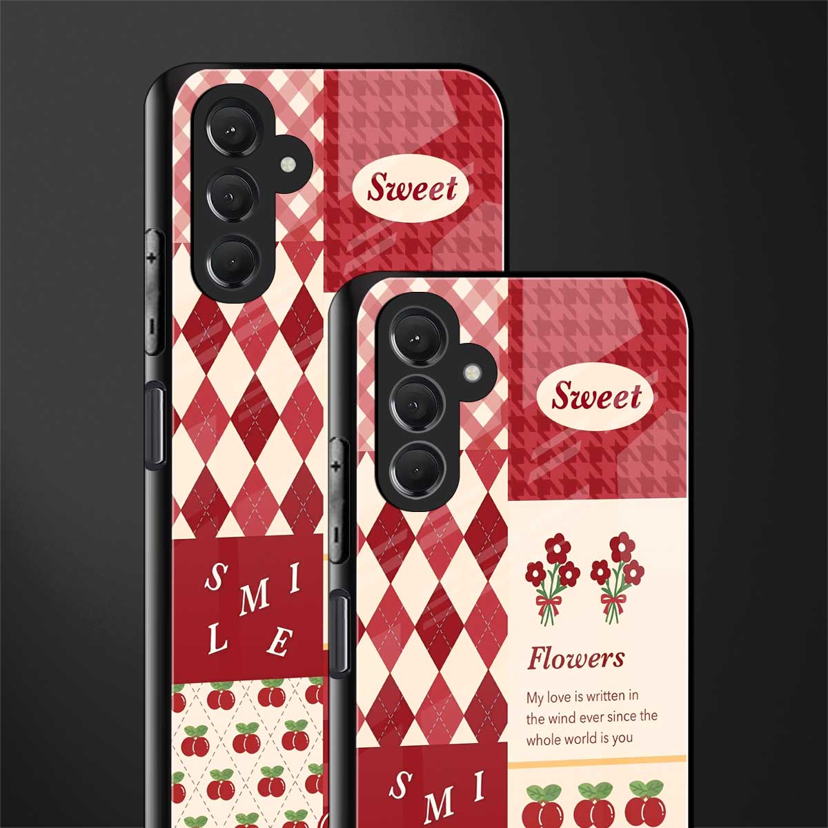 you're my world red edition back phone cover | glass case for samsun galaxy a24 4g