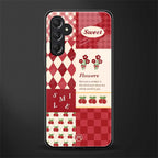 you're my world red edition back phone cover | glass case for samsun galaxy a24 4g