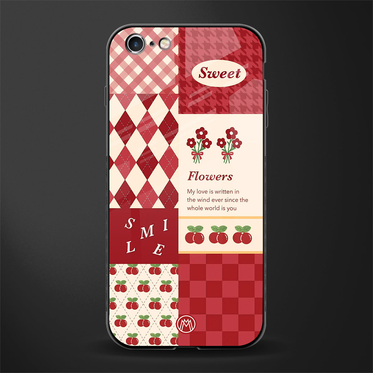 you're my world red edition glass case for iphone 6 image