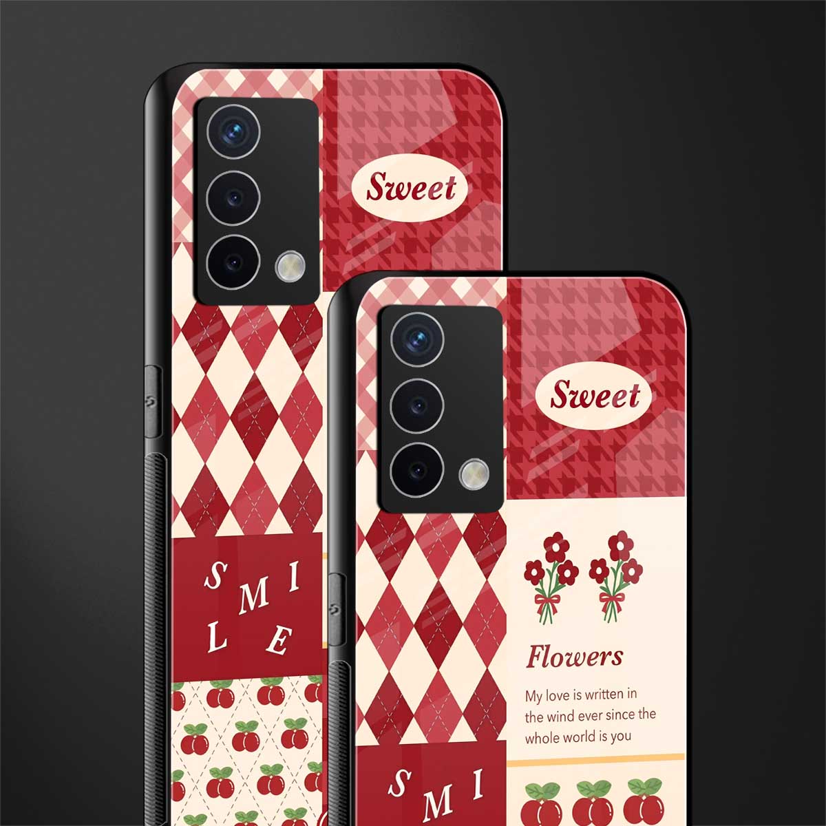 you're my world red edition back phone cover | glass case for oppo a74 4g