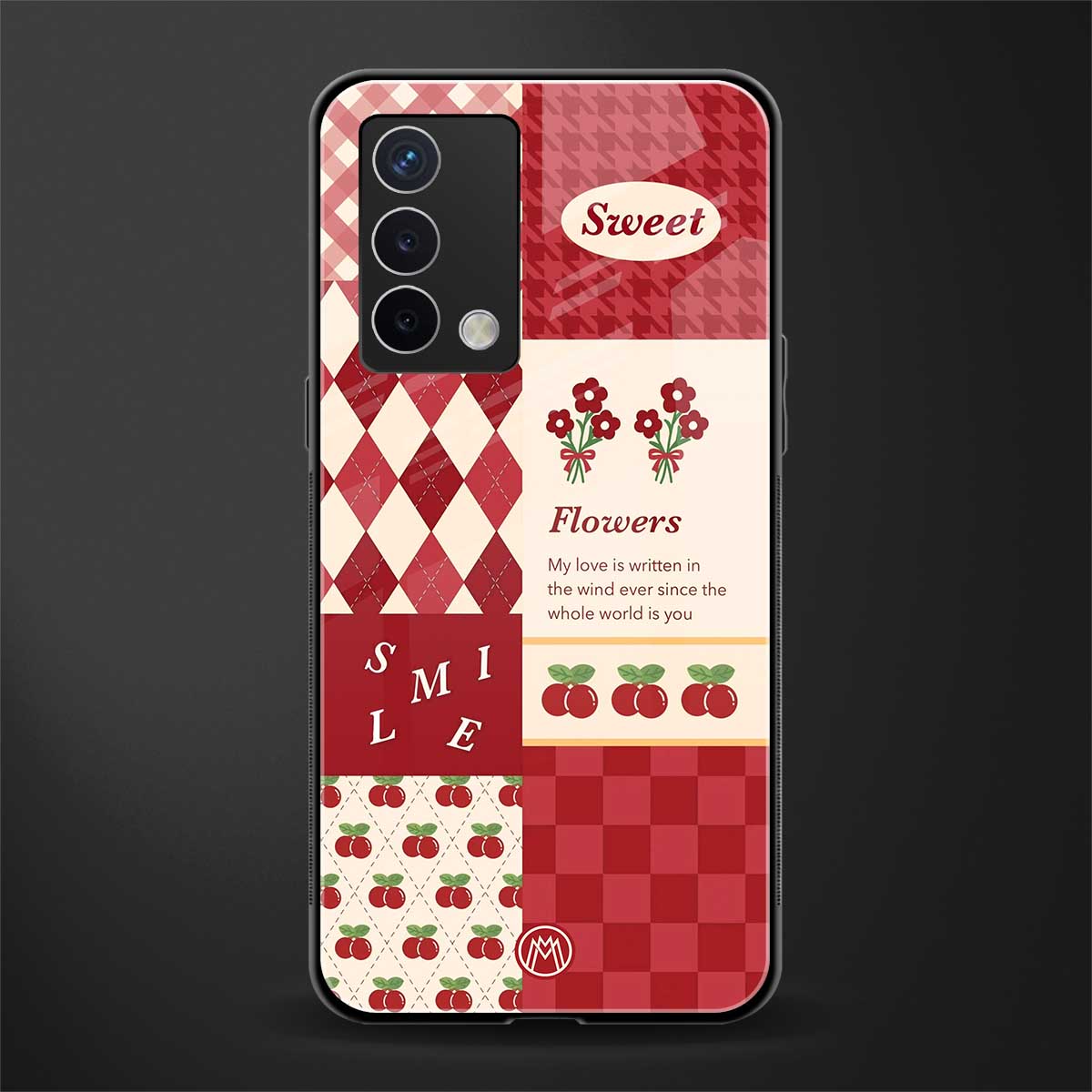 you're my world red edition back phone cover | glass case for oppo a74 4g