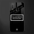 you're too close black glass case for vivo u20 image