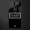 you're too close black glass case for vivo v17 pro image