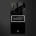 you're too close black glass case for vivo z1x image