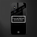you're too close black glass case for vivo v15 pro image