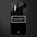 you're too close black glass case for realme x2 image