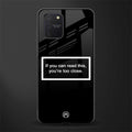 you're too close black glass case for samsung galaxy s10 lite image