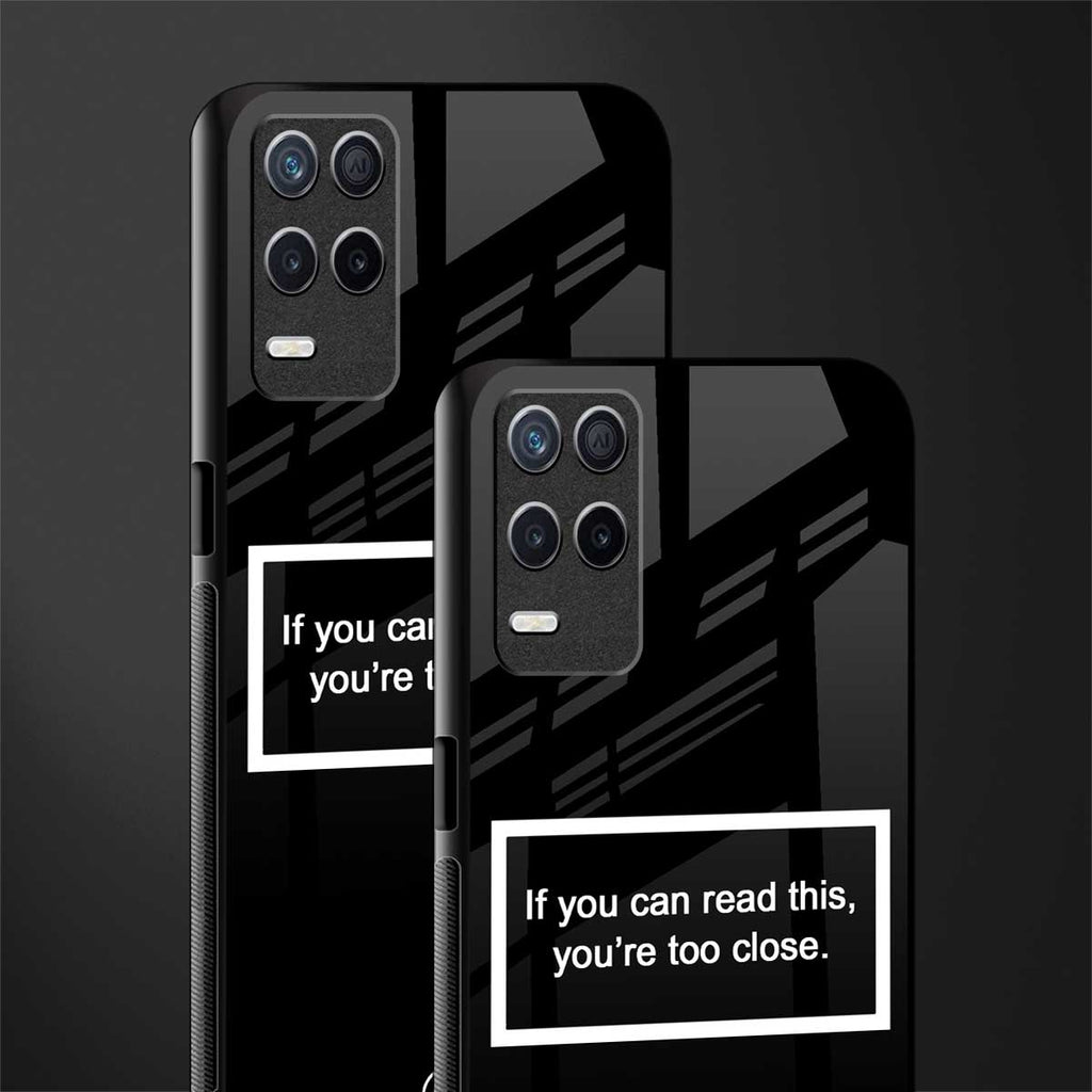 you're too close black glass case for realme 8 5g image-2