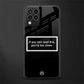 you're too close black back phone cover | glass case for samsung galaxy m33 5g