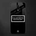 you're too close black glass case for oneplus 7 image