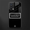 you're too close black back phone cover | glass case for oppo a74 4g