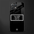your nudes are safe with me black glass case for mi 11 lite image