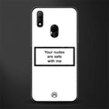 your nudes are safe with me white glass case for realme 3 pro image