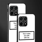 your nudes are safe with me white glass case for oneplus 10 pro 5g image-2