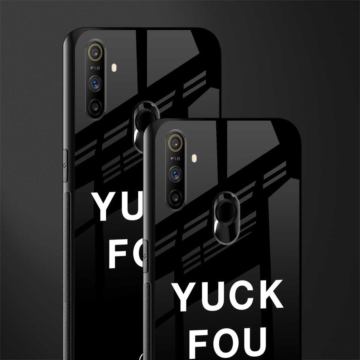 yuck fou glass case for realme narzo 10a image-2