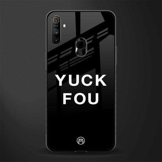 yuck fou glass case for realme narzo 10a image