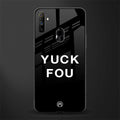 yuck fou glass case for realme narzo 20a image