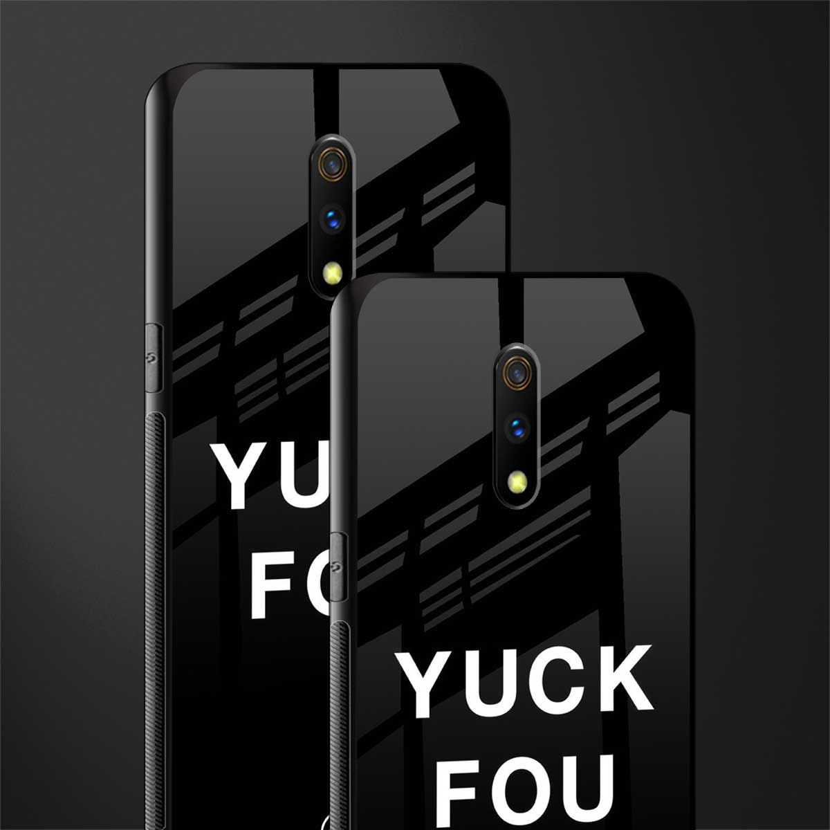 yuck fou glass case for realme x image-2