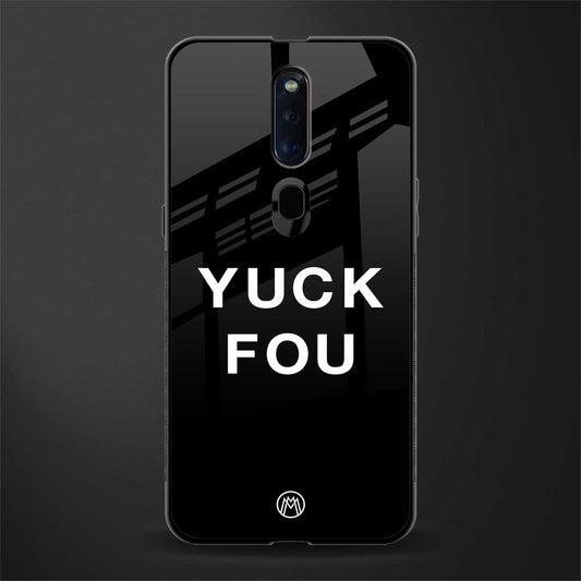 yuck fou glass case for oppo f11 pro image