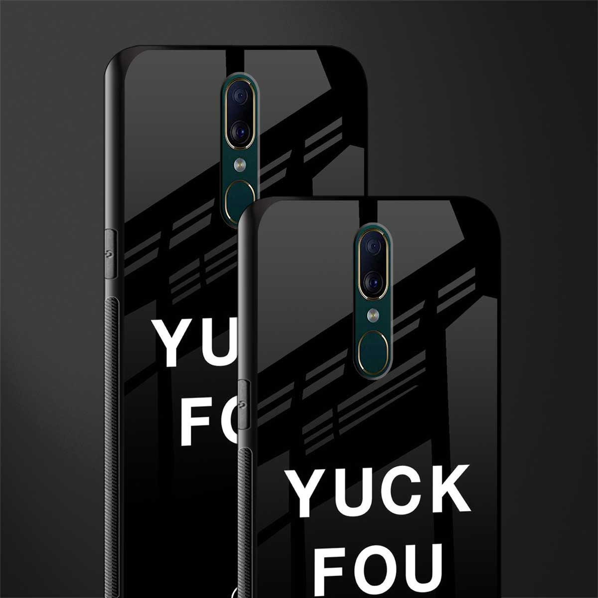 yuck fou glass case for oppo a9 image-2
