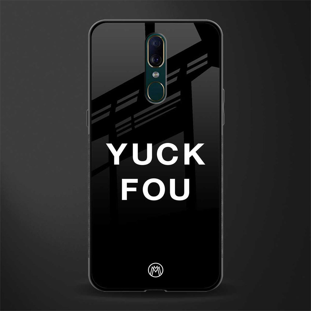 yuck fou glass case for oppo f11 image